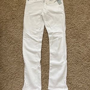 AG white petite jeans
